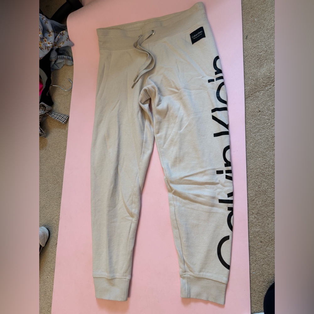 Calvin Klein Cream Joggers